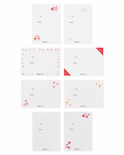 American Greetings Spread Love Classroom Valentine Cards for Kids Perspective: left
