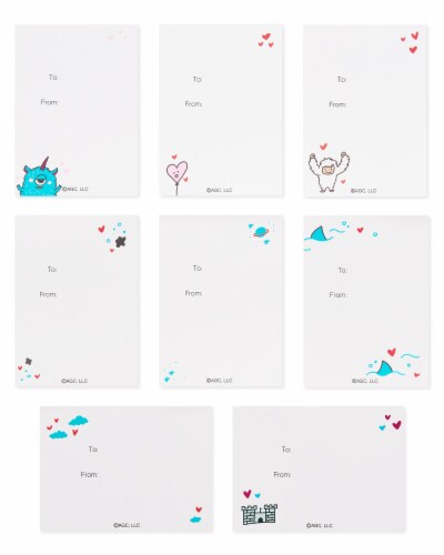 American Greetings Epic Classroom Valentine Cards for Kids Perspective: left