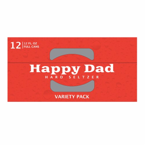 Happy Dad Seltzer Hard Seltzer Variety Pack Perspective: left