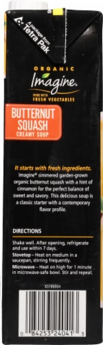 Imagine Organic Butternut Squash Creamy Soup Perspective: left