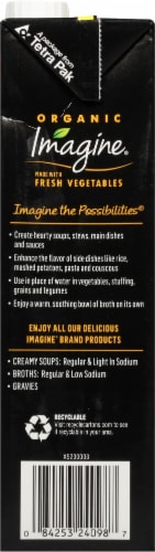 Imagine™ Organic Low Sodium No-Chicken Broth Perspective: left