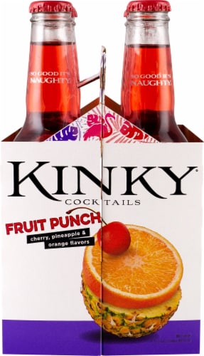 Kinky Fruit Punch Vodka Ready to Drink Cocktail Perspective: left