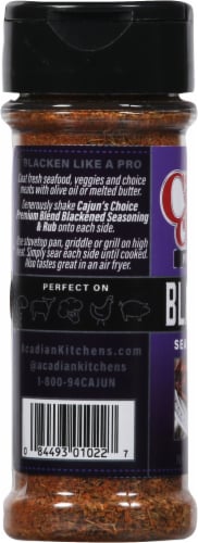 Cajun Choice™ Premium Blend Blackened Seasoning & Rub Perspective: left