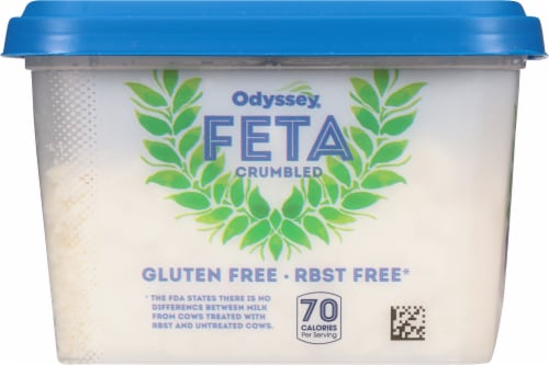 Odyssey® Traditional Crumbled Feta Cheese Perspective: left