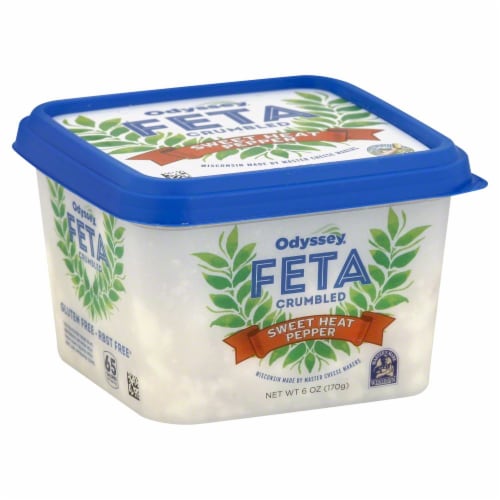 Odyssey Sweet Heat Pepper Feta Cheese Perspective: left