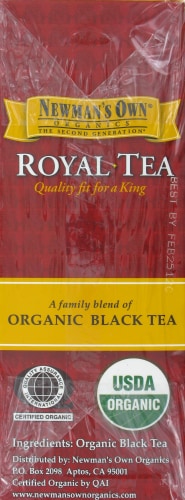 Newman's Own Organic Royal Black Tea Perspective: left