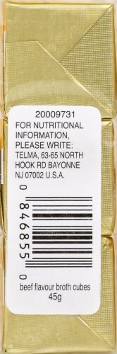 Telma Beef Flavored Stock Cubes Perspective: left