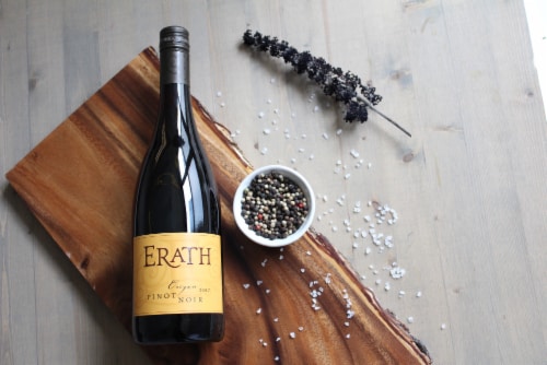 Erath Pinot Noir Oregon Red Wine Perspective: left