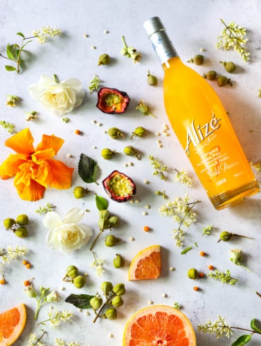 Alize Gold Passion Liqueur Perspective: left