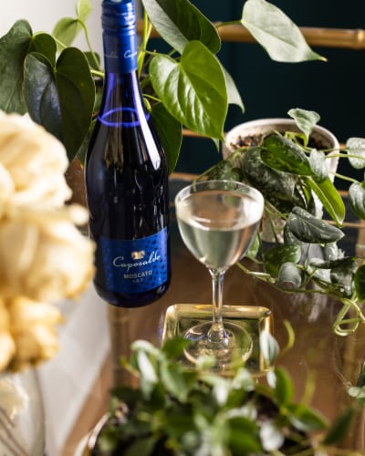 Caposaldo Moscato Italian White Wine Perspective: left
