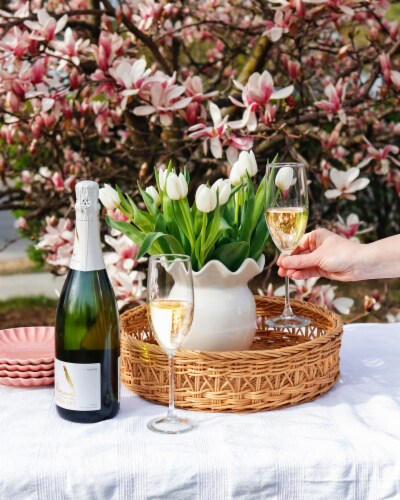 Poema Cava Extra Dry Sparkling Wine Perspective: left