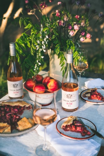 Louis Jadot French Rosé Wine Perspective: left