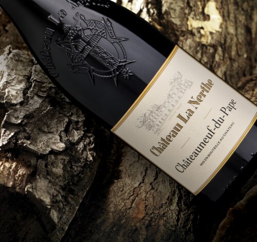 Chateau La Nerthe Chateauneuf-du-Pape Red Wine Perspective: left