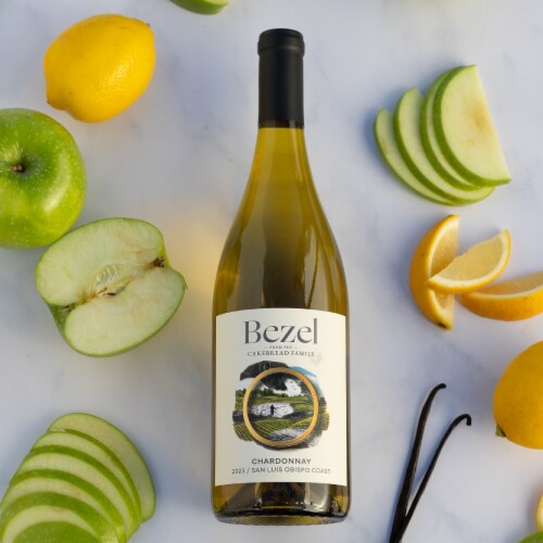 Bezel Chardonnay California White Wine Perspective: left