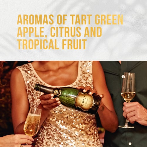 Korbel Natural Sparkling Wine California Champagne Perspective: left