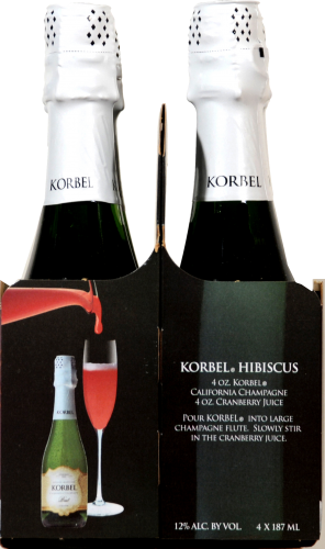 Korbel Brut Sparkling Wine California Champagne Perspective: left