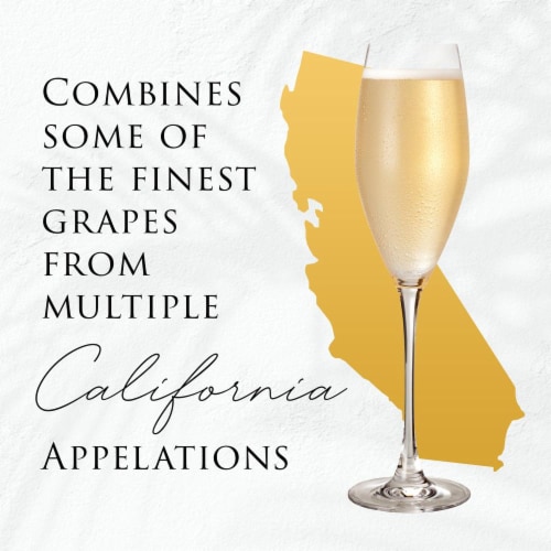 Korbel Brut California Champagne Perspective: left