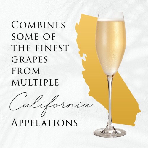 Korbel Brut California Champagne Perspective: left