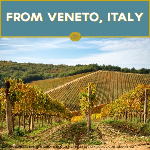 Bella Sera Pinot Grigio Italian White Wine Perspective: left