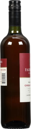 Fairbanks Cream Sherry Dessert Wine Perspective: left