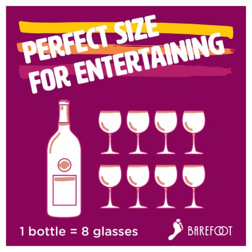 Barefoot Cellars Sweet Red Blend Red Wine 1.5L Perspective: left