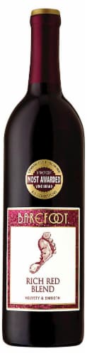 Barefoot Cellars Rich Red Blend Red Wine 750ml Perspective: left