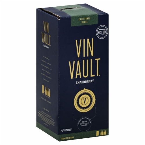 Vin Vault Box Chardonnay White Box Wine Perspective: left