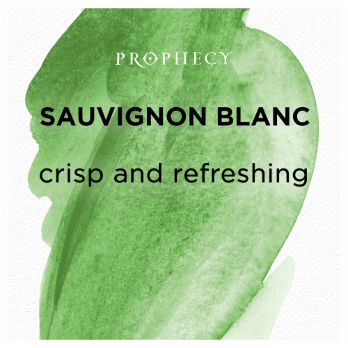 Prophecy® Sauvignon Blanc New Zealand White Wine Perspective: left