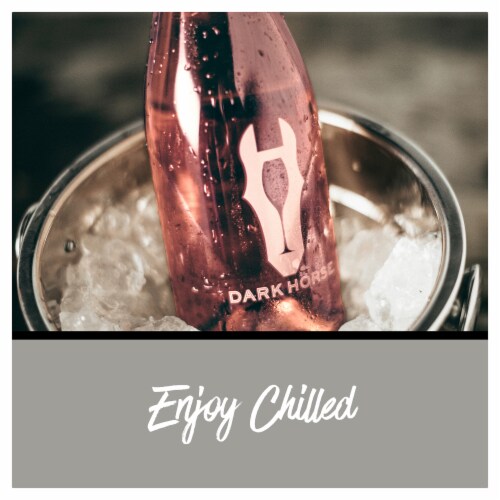 Dark Horse Brut Rose California Sparkling Wine Perspective: left
