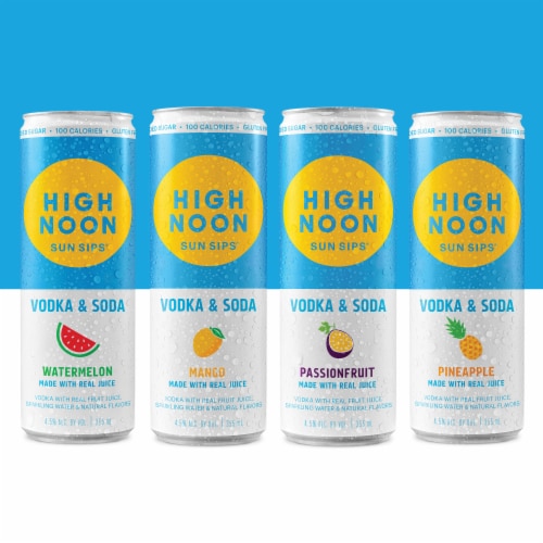High Noon Pack Hard Seltzer Variety Pack Perspective: left