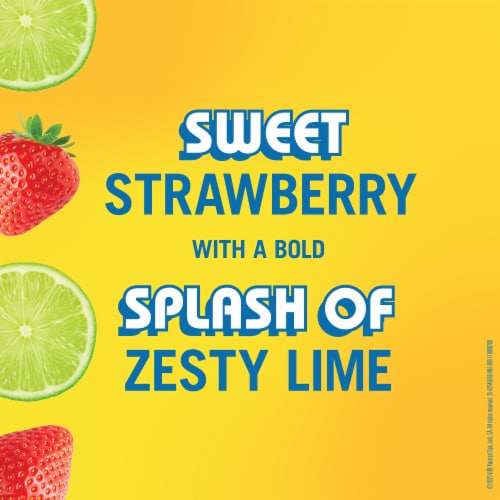 ViBE Twisted Sips Strawberry Limeade Ready to Drink Wine Cocktail Perspective: left