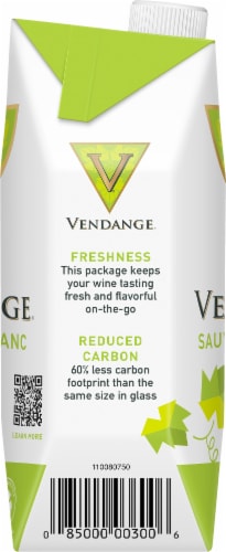 Vendange® Sauvignon Blanc White Wine Perspective: left