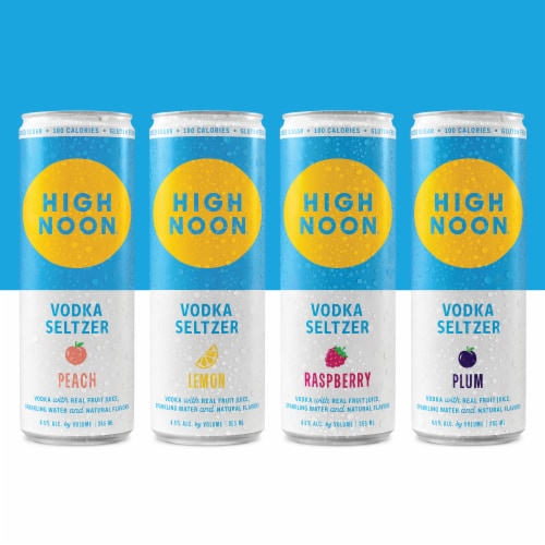 High Noon® Vodka Hard Seltzer Snowbird Variety Pack Perspective: left