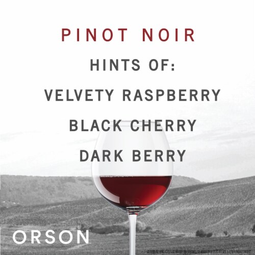 Orson™ Pinot Noir California Red Wine Perspective: left