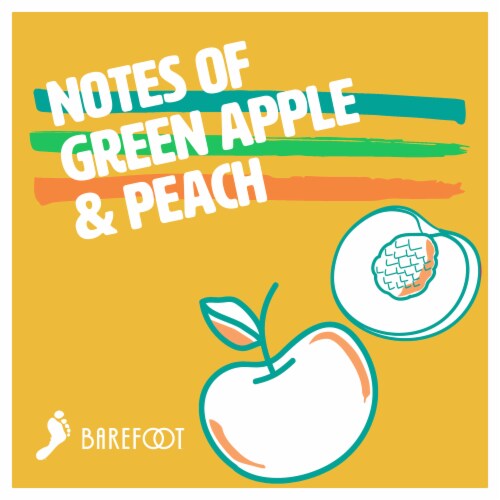 Barefoot Cellars Pinot Grigio California White Wine Perspective: left