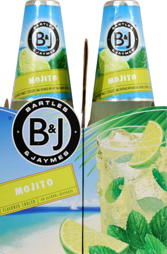Bartles & Jaymes Mojito Bottles Perspective: left