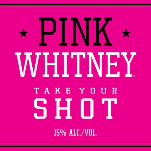 New Amsterdam Pink Whitney Lemonade Flavored Vodka Perspective: left