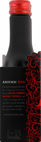Apothic Red Blend California Wine Perspective: left