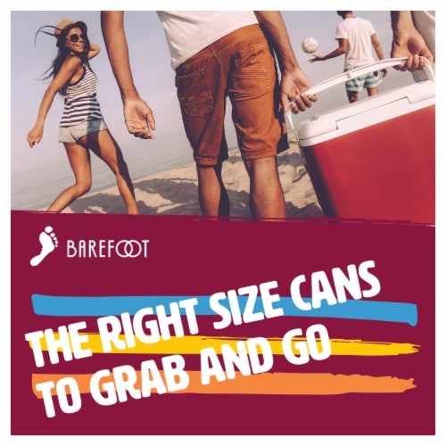 Barefoot Spritzer Summer California Red Wine Cooler Cans Perspective: left
