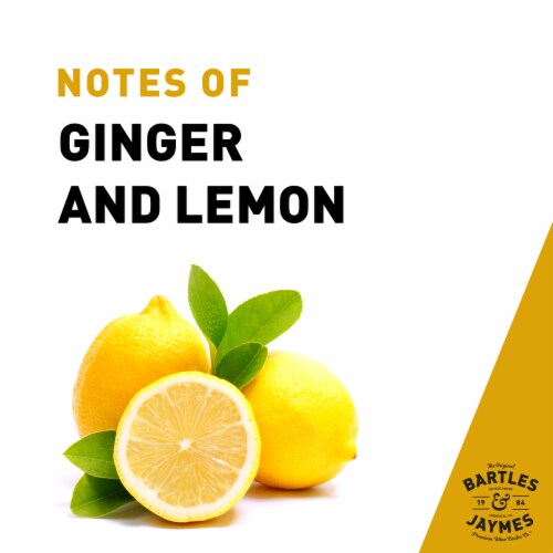 Bartles & Jaymes Ginger Lemon Wine Cooler Ready to Drink Cocktail Perspective: left