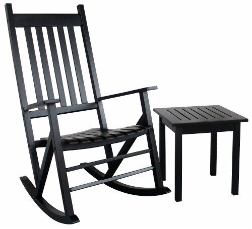 Leigh Country Black Heartland Single Rocker Perspective: left
