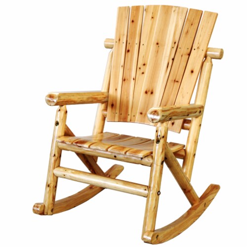 Leigh Country Aspen Single Rocker - Natural Finish Perspective: left