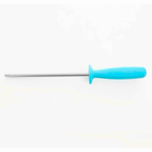 Oster Evansville 14 Piece Stainless Steel Kitchen Knife Cutlery Set, Turquoise Perspective: left