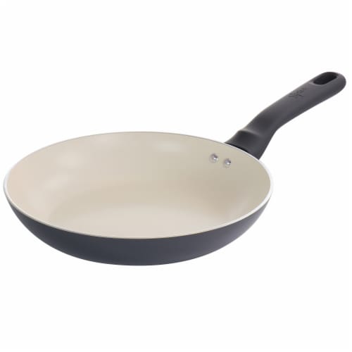 Spice by Tia Mowry Savory Saffron 7 -Piece Healthy Nonstick Ceramic Cookware Set - Grey Perspective: left