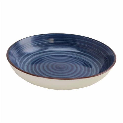Gibson Color Speckle 4 Piece Stoneware Salad Bowl Dish Set, Assorted Colors Perspective: left