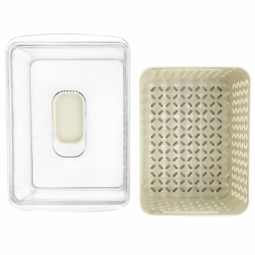 Martha Stewart Large Fresh Keeper Container Set Perspective: left
