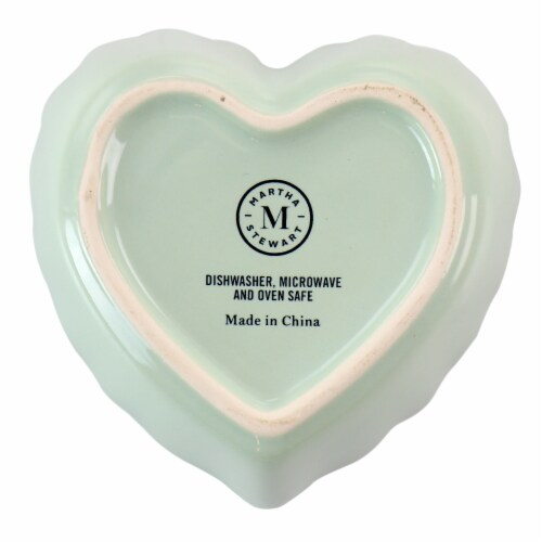 Martha Stewart Heart Shaped Stoneware Baker Set Assortment Perspective: left
