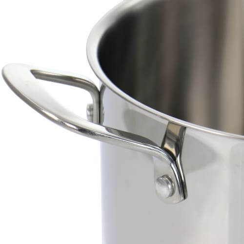 Martha Stewart Stainless Steel Dutch Oven Perspective: left