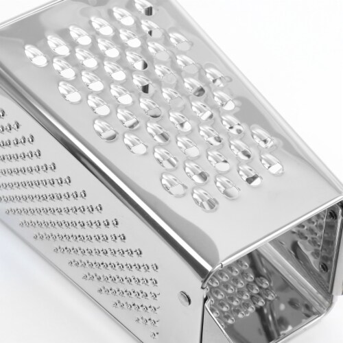 Martha Stewart Stainless Steel 4-Sided Box Grater Perspective: left