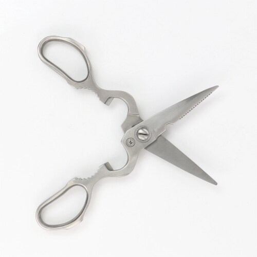 Martha Stewart Stainless Steel Scissors with Bottle Opener and Nut Cracker Perspective: left